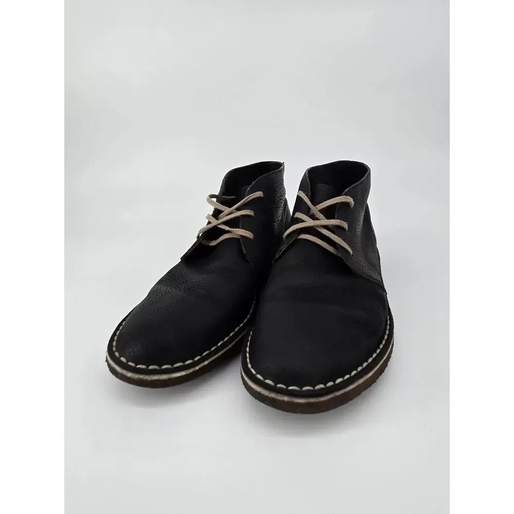 Seavees Three Eye Pebbled Leather Chukka Black Boot Dress Shoe Mens Sz 13 - Picture 12 of 12